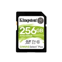 Kingston Sdxc Canvas Select Plus 256Gb Black Sds2/256Gb Atmiņas karte