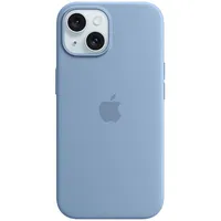 Apple iPhone 15 Silicone Case with Magsafe - Winter Blue Mt0Y3Zm/A Aizsargapvalks