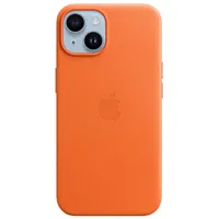 Apple iPhone 14 Leather Case with Magsafe - Orange Mpp83Zm/A Aizsargapvalks