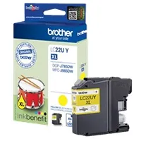 Brother Lc22Uy Yellow Ink Cart 1200P Tintes kasetne
