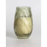 Evelekt Scented candle in glass Nature Green H13,5Cm, Tranquil Summer