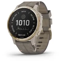Garmin fenix 6S Pro Solar smartwatch, Gold/Shale Grey  Viedpulkstenis