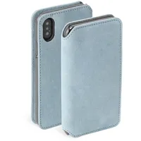 Krusell Broby 4 Card Slimwallet Apple iPhone Xs Max light blue  Aizsargapvalks