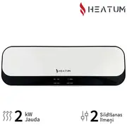 Keramikas sienas sildītājs Heatum Avo H2000W ar Wifi
