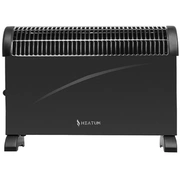 Konvekcijas sildītājs Elektriskais radiators Heatum Therma H2000 Melns