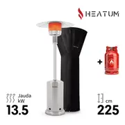 Nerūsējošā tērauda gāzes sildītājs Heatum Alonzo ar balonu