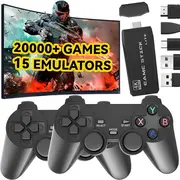 Retro spēļu konsole, 22 000 videospēļu konsole ar 2 pultīm, retro konsoles pievienojamās un spēlējamās spēles 4K Hdmi 128G Pro