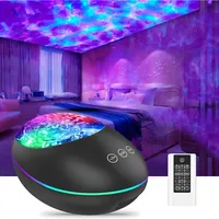 Lobkin Led nakts gaismas projektors, Bluetooth skaļrunis mūzikai - melns
