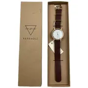 Kerbholz Watch Walter Maple Cognac