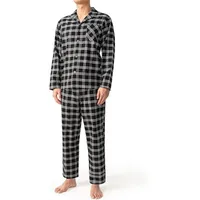 David Archy Vīriešu kokvilnas ērts pidžamas komplekts M