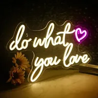 Neona gaismas izkārtne sienu dekorēšanai ar UsbDo What You Love