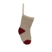 Ziemassvētku zeķe Soft grey Maileg