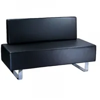 Dīvāns Bd-6713 Dziļums 50 cm, Platums 140 Augstums 85 Sēdvietas augstums 43 Apdare Eko āda, Dīvāna tips taisni dīvāni, Krāsa melns