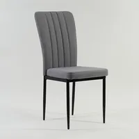 Krēsls H-733 Augstums 96 cm, Korpusa krāsa pelēks, Platums 40 Dziļums Sēdvietas augstums 48 Materiāls metāls, Apdare audums, Kājiņu Melns