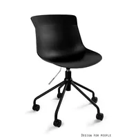 Datorkrēsls Easy Office Platums 46.5 cm, Materiāls plastmasa, Dziļums 55 Sēdekļa dziļums 42.5 Augstums 80 Maksimālais augstums 86 Sēdvietas 46 maksimālais 52 Uz riteņiem 1, Krāsa melns