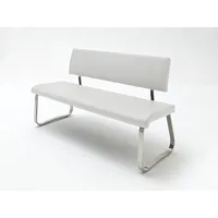 Dīvāns Arco Standard Dziļums 59 cm, Platums 155 Augstums 86 Sēdvietas augstums 48 dziļums 49 Apdare Eko āda, Dīvāna tips taisni dīvāni, Krāsa balts