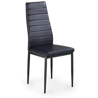 Krēsls K70 Augstums 97 cm, Platums 40 Dziļums 49 Sēdvietas augstums 45 Materiāls tērauds, Apdare eko āda, Krāsa melns