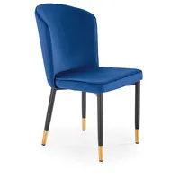 Krēsls K-446 Augstums 86 cm, Platums 51 Dziļums 55 Sēdvietas augstums 47 Materiāls tērauds, Apdare audums, Krāsa tumši zils