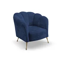 Mīksts krēsls Adria 1S Gold Standard Sēdvietas dziļums 58 cm, Platums 87 Dziļums 83 Augstums 78 augstums 42 Apdares materiāli audums, Pildījums Falista  augstas kvalitātes putas Porolons, Karkasa materiāls dabīgs koks Mdf, Kājiņu krāsa zelta, Ar roku bals