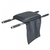 Frizieru krēsls Bd-9803 Platums 75 cm, Sēdekļa platums 35 Apdares materiāls eko āda, Materiāls metāls, Krāsa melns