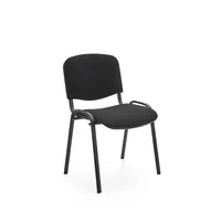 Krēsls Iso Dark Augstums 82 cm, Platums 53 Dziļums 55 Sēdvietas augstums 47 Materiāls metāls, Apdare audums, Krāsa melns