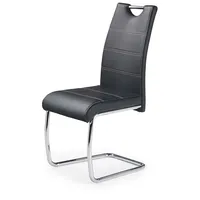Krēsls K-211 Augstums 97 cm, Platums 42 Dziļums 60 Sēdvietas augstums 47 Materiāls tērauds, Apdare eko āda, Krāsa melns