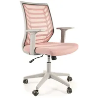 Datorkrēsls Q-320 Korpusa krāsa rozā, Elementu Platums 60 cm, Materiāls plastmasa, Sēdekļa dziļums 44 Augstums 93 Maksimālais augstums 103 Sēdvietas maksimālais 54 Ar roku balstiem 1, Uz riteņiem Apdares materiāls aud