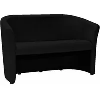 Dīvāns Tm - 2-3 eco Dziļums 60 cm, Platums 126 Augstums 76 Sēdvietas augstums 46 dziļums 47 Apdare Eko āda, Dīvāna tips taisni dīvāni, Auduma numurs Ek-14, Krāsa melna