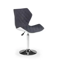Krēsls Matrix 2 Augstums 92 cm, Maksimālais augstums 104 Platums 48 Sēdvietas maksimālais 79 Dziļums 53 57 Materiāls tērauds, Apdare eko āda  audums, Krāsa pelēks