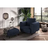 Mīksts krēsls Dalia 1S Classic Standard Sēdvietas dziļums 56 cm, Platums 105 Dziļums 95 Augstums 90 augstums 40 Apdares materiāli audums, Pildījums Falista  Hr putas, Ar roku balstiem 1, Auduma numurs Poco 40, Krāsa tumši zils