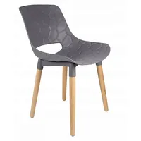 Krēsls Davis Scandinavian Augstums 77.5 cm, Platums 45 Dziļums 55 Sēdvietas augstums 44 Materiāls dabīgs koks Dižskābardis  plastmasa, Krāsa pelēks