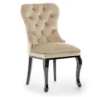 Krēsls Madame Glamour Black Standard Augstums 101 cm, Platums 51 Dziļums 63 Sēdvietas augstums Materiāls tērauds, Apdare audums, Auduma numurs Paros 02, Krāsa krēma
