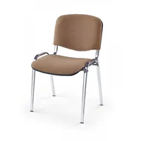 Krēsls Iso Chrom Augstums 82 cm, Platums 55 Dziļums 53 Materiāls metāls, Apdare audums, Krāsa bēšs
