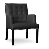 Krēsls Marcelo Black Standard Augstums 88 cm, Platums 64 Dziļums Sēdvietas augstums 42 Materiāls dabīgs koks, Apdare audums, Auduma numurs Kronos 07, Krāsa melns