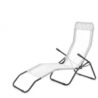 Sauļošanās krēsls Matador Comfort Platums 60 cm, Garums 140 Augstums 96 Materiāls tērauds  audums, Mīksts 1, Krāsa pelēks