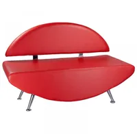 Dīvāns Bd-6710 Dziļums 52 cm, Platums 138 Augstums 84 Sēdvietas augstums 44 Apdare Eko āda, Dīvāna tips taisni dīvāni, Krāsa sarkans
