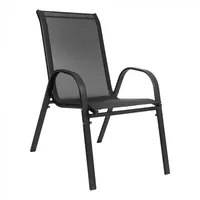 Krēsls Arkadia Kd Augstums 91 cm, Platums 55 Dziļums 72 Materiāls tērauds, Apdare audums, Krāsa melns