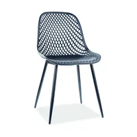 Krēsls Corral A Elementu krāsa melns, Korpusa Platums 46 cm, Dziļums 44 Augstums 75 Sēdvietas augstums Materiāls plastmasa  metāls