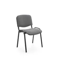 Krēsls Iso Dark Augstums 82 cm, Platums 53 Dziļums Sēdvietas augstums 47 Materiāls metāls, Apdare audums, Krāsa pelēks