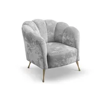 Mīksts krēsls Adria 1S Gold Standard Sēdvietas dziļums 58 cm, Platums 87 Dziļums 83 Augstums 78 augstums 42 Apdares materiāli audums, Pildījums Falista  augstas kvalitātes putas Porolons, Karkasa materiāls dabīgs koks Mdf, Kājiņu krāsa zelta, Ar roku bals