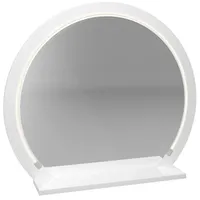 Spogulis Secco 07 ar Led Platums 49 cm, Dziļums 12 Augstums 59 Forma aplis, Spoguļa veids sienas, Ar 1, apgaismojumu rāmi Krāsa balts