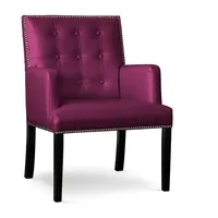 Krēsls Marcelo Black Standard Augstums 88 cm, Platums 64 Dziļums Sēdvietas augstums 42 Materiāls dabīgs koks, Apdare audums, Auduma numurs Kronos 03, Krāsa violets