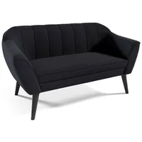 Dīvāns Sofa Merida 184 standard Dziļums 74 cm, Platums 140 Augstums 75 Pildījums Poliuretāna putas Porolons, Apdare audums, Dīvāna tips taisni dīvāni, Auduma numurs Velluto 20, Krāsa melns