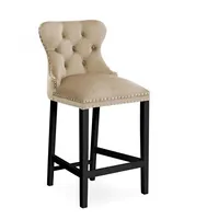 Krēsls Madame 60 Black Standard Augstums 104 cm, Platums 50 Dziļums 57 Sēdvietas augstums 68 Materiāls dabīgs koks, Apdare audums, Auduma numurs Bluvel 28, Krāsa bēšs