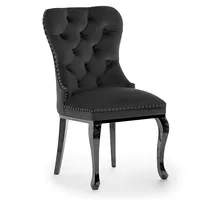 Krēsls Madame Glamour Black Standard Augstums 101 cm, Platums 51 Dziļums 63 Sēdvietas augstums Materiāls tērauds, Apdare audums, Auduma numurs Bluvel 19, Krāsa melns