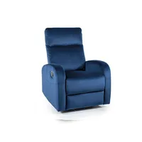 Krēsls Olimp Comfort Velvet Augstums 101 cm, Platums 72 Garums 160 Dziļums 55 Sēdvietas augstums 51 Materiāls dabīgs koks, Apdare audums, Auduma numurs Bluvel 86, Krāsa zila
