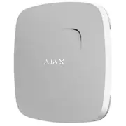 Ajax bezvadu dūmu un temperatūras sensors Fireprotect 38105 Jeweller 1300M 85Db sirēna Cr2 baterija Balta
