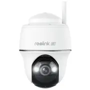 Āra viedā 4K Ptz bezvadu Wifi akumulatora novērošanas kamera ar 3 optisko tuvinājumu un Ip65 aizsardzību Balta Argus Series B440 Bwpt4K04 Reolink