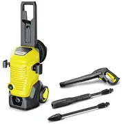 Augstspiediena mazgātājs 2100 W 145 bar 500 l/h ūdens dzesēts motors šļūtenes spole dzeltens melns K5 Wcm Premium 1.324-460.0 Kärcher
