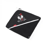 Bambusa dvielis ar kapuci 85X85 cm Babyono 343/02 black-izpārdošana